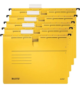 Leitz 1984 Alpha Sarı Telli Askılı Dosya (5 li Paket)