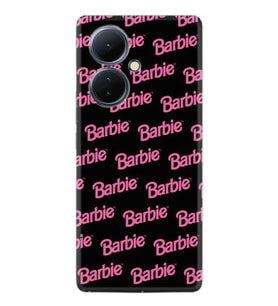 Vivo V29 Lite Kılıf Desenli Silikon Barbie 1404