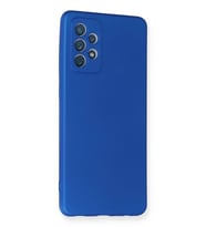 Galaxy A72 Kılıf First Silikon - Mavi