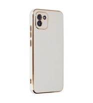 Samsung Galaxy A03 Kılıf Volet Silikon - Beyaz