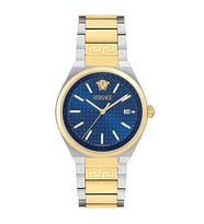 Versace VRSCVE0F00325 ErkekKadın Kol Saati (Altın)