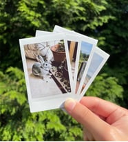 intax polaroid 12 adet polo kart 5x7 Premium fotoğraf baskısı mini foto İntax tarzı baskı, telefon arkasına uygun