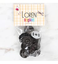Loren Manyetik Antrasit Metal 5'li Çıt Çıt