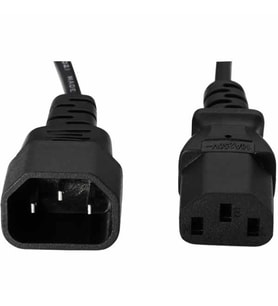 Powermaster PM-567 C14 C13 Power Güç Kablosu Ara Uzatma 3X0.75Mm 1.8 Metre UPS PDU Kablosu (10A 250V)