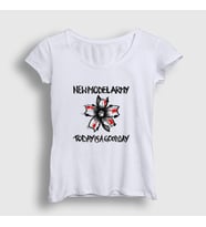 Presmono Kadın Beyaz Good Day Müzik New Model Army T-Shirt 484923tt