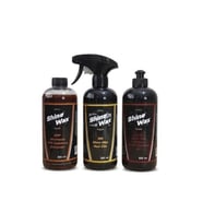 Shine Wax PPF Şampuan & Hızlı Cila & Lastik Parlatıcı Jel 500 ml 3'lü Set