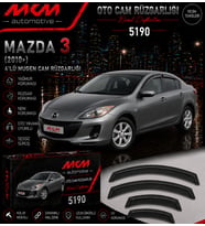MAZDA 3 (2010>) 4'lü Mugen Cam Rüzgarlığı