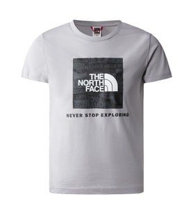 The North Face B S/S REDBOX TEE  T-Shirt NF0A82E9A911 (Gri)