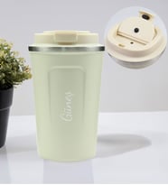 Kişiye Özel 350 ML Çelik Termos (Krem)