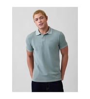 Gap Logo Pike Polo Yaka T-Shirt 586306043 Kısa Kol Tişört Erkek T-Shirt (Yeşil)