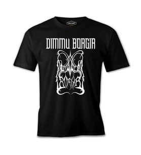 Dimmu Borgır - Old Logo Siyah Erkek Tshirt