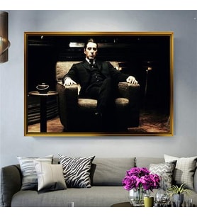 Altın Çerçeveli dekoratif tablo l467 (Gold)