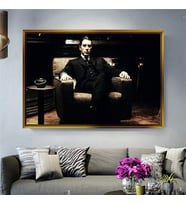 Altın Çerçeveli dekoratif tablo l467 (Gold)