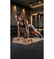 Profesyonel Ahşap Şınav Barı – Kaymaz, Dayanıklı, Kayın Saplı Push Up & Paralel Bar, Ev Spor Aleti (Fitness & Calisthenics)