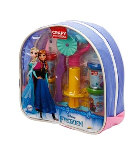 Crafy Frozen Sırt Çantalı Oyun Hamuru Seti 200 Gr. 18 Parça
