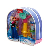 Crafy Frozen Sırt Çantalı Oyun Hamuru Seti 200 Gr. 18 Parça