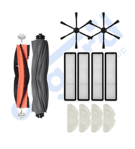 DREAME D10S, D10S PRO, D9 MAX GEN 2 UYUMLU 2 Ana Fırça 2 Yan Fırça 4 Filtre 4 Mop PKT-iasgf0000963