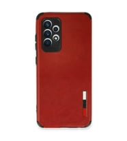 Samsung Galaxy A72 Kılıf Loop Deri Silikon - Kırmızı