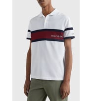 Tommy Hilfiger Logolu % 100 Pamuk Regular Fit Polo T Shirt Erkek POLO T SHİRT MW0MW30755 YBR (Beyaz)