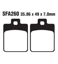 Skm Arka Fren Disk Balatası Sfa260 Sym Fıddle Iıı 200İ - Symphony 125-200 Jet 14 Peugeot Belville