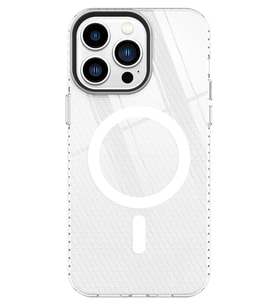 Newface Apple iPhone 14 Pro Kılıf Beta Magneticsafe Silikon - Şeffaf