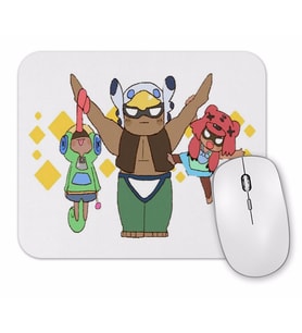 Bo Nita And Leon  Cute  Brawl Stars Mouse Pad
