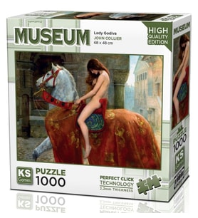 KS Games 1000 Parça Leydi Godiva Puzzle