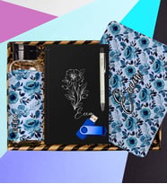eJOYA Kişiye Özel Defter & Kalem & Matara & Mousepad & Usb Bellek Hediye Kutusu 112965