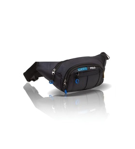 Siyah Unisex Suya Dayanıklı Kulaklık Çıkış Çapraz Askılı Omuz Spor Bel Çanta Günlük Yürüyüş Outdoor