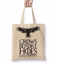 Game Of Thrones Crows Before Hoes Got Bez Çanta Uzun Saplı