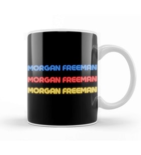 Morgan Freeman Kupa Bardak Porselen