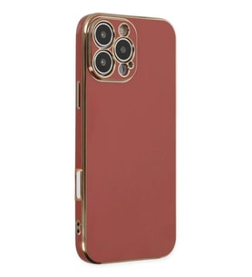 Newface Apple iPhone 16 Pro Kılıf Volet Silikon - Kırmızı