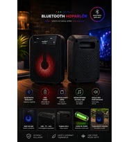 Lexroo Taşınabilir Kablosuz Bluetooth Hoparlör– USB & TF Kart Destekli – Yüksek Ses Kalitesi