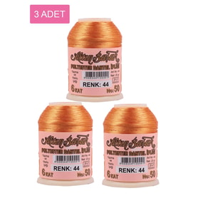 3 Adet Altınbaşak Oya ve Dantel İpi 20 gr - Royaleks - No: 044