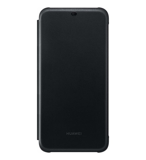 Flip Case Für Huawei Mate 20 LITE – Klapphülle Mit Magnetverschluss, 360° Schutz Durch Silikon-Halterung, Schwarz