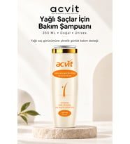 Acvit Yağlı Saçlar Için Ph Dengelemeye Yardımcı Doğal Bakım Şampuanı – 330 ml