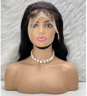 Mulvxprk  Prk02 Gerçek Front Lace Tül Peruk - Dalgalı - Doğal 65-70Cm (Mulvix)