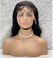 Mulvxprk  Prk02 Gerçek Front Lace Tül Peruk - Dalgalı - Doğal 65-70Cm (Mulvix)
