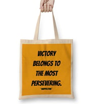 Napoleon Quotes Gift Bez Çanta Uzun Saplı