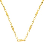 14 Ayar Versage Halkalı Altın Zincir Kolye 50 cm.