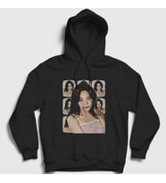 Presmono Unisex Beyaz Poster V2 Kim Sejeong Kapüşonlu Sweatshirt 524390tt (Siyah)