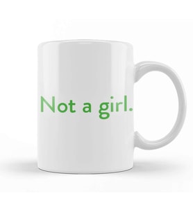 Not A Girl Janet The Good Place Kupa Bardak Porselen