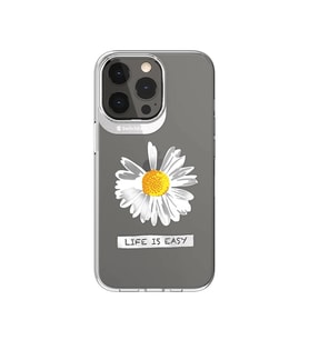 Apple iPhone 13 Pro Kılıf Çift IMD Baskılı Lisanslı Switcheasy Artist Daisy Kapak