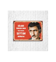 Trend Poster Yılmaz Güney Retro Ahşap Poster