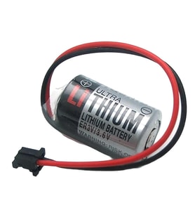 Toshiba Er3v 3.6v 1/2aa Size Lithium Pil - Siyah Soket