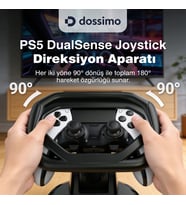 Dossimo PS5 DualSense/DualSense Edge Oyun Kolu Uyumlu Yarış/Oyun Direksiyonu - PS5-D1