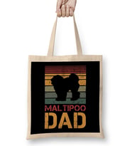 Maltipoo Dad 01 Bez Çanta Uzun Saplı