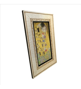 Öpücük (Gustav Klimt, 1907) Baskılı MDF Tablo