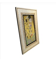 Öpücük (Gustav Klimt, 1907) Baskılı MDF Tablo