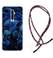 Oppo Reno 2Z 4 Lite 4 Pro 5 6 7 A31 Kılıf Boyun Asklı Rasta Silikon Blue Foid 1628